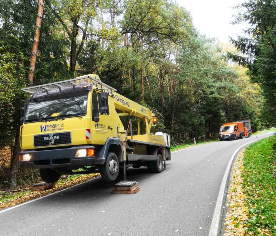 kommunale Baumpflege mit Wimmer Arbeitsbühnen